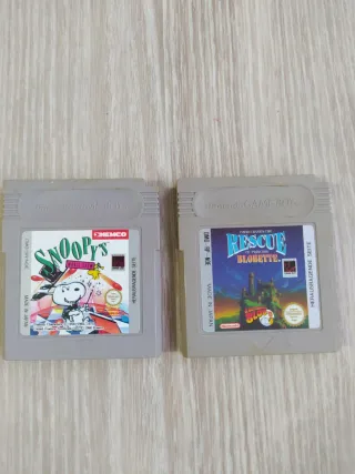 Juegos Nintendo Game Boy Snoopy y Blobette