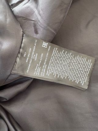 Chiodo Only bicolore nero e bianco