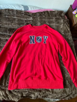 Sudadera Roja Manga Larga