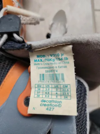 Patines en línea Decathlon talla 36-37-38.