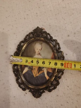 Quadro vintage con ritratto donna