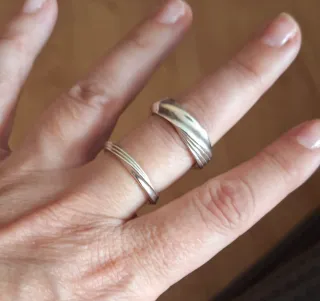 Anillo Pandora Doble Ajustable