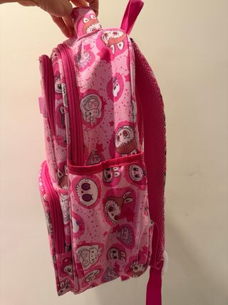 Mochila escolar rosa LaBuBu niña