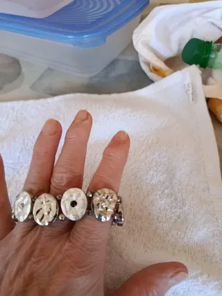 Pulsera bisutería eslabones redondos