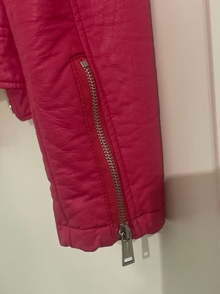 Giubbino similpelle Guess rosa