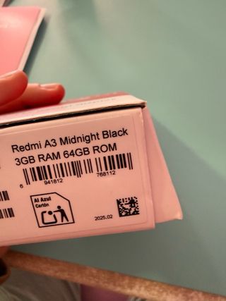 Xiaomi Redmi A3 Negro