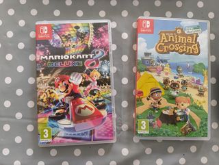 Nintendo Switch, mando PRO y 5 juegos