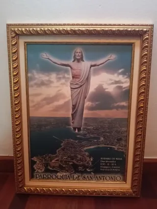 Marco Dorado Madera 57x44 cm