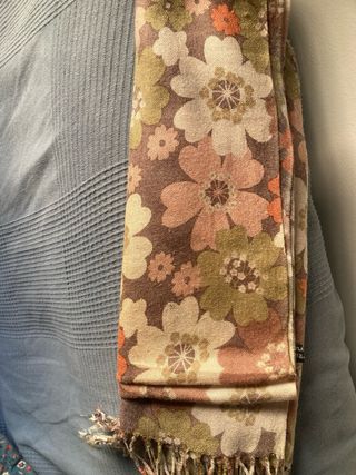 Pashmina Invierno Estampado Floral