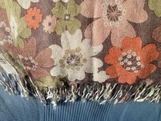 Pashmina Invierno Estampado Floral