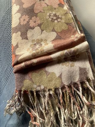 Pashmina Invierno Estampado Floral