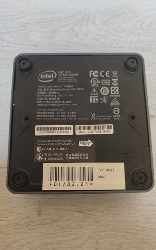 Intel NUC i3 10Gen 8GB RAM 250GB SSD