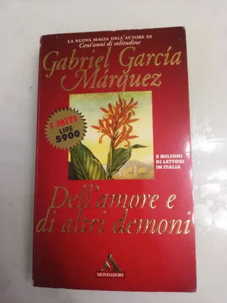 Set 2 libri romanzi di Gabriel Garcia Marquez