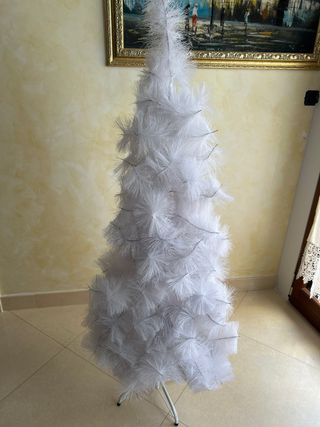 Albero di Natale bianco foltissimo