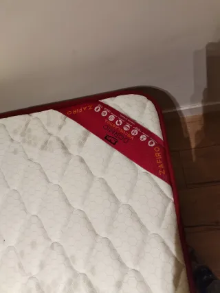 2 Camas 80cm Completas Somier y Colchón