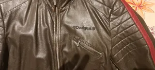 Chaqueta Piel Vegana Hombre Marrón