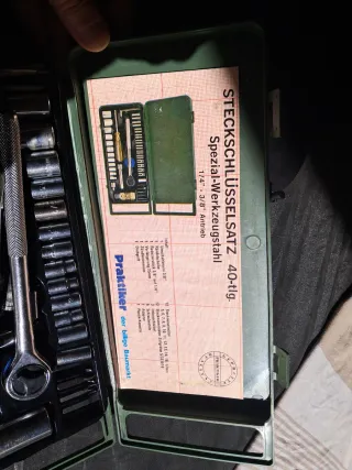 Juego de llaves de vaso 40 piezas