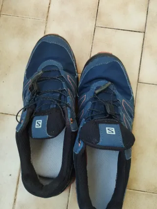 Scarpe Salomon Gore-Tex Trekking Blu Nere