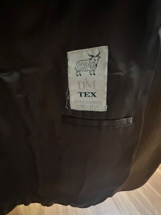 Americana Pura Lana y Cashmere Marrón Talla 44