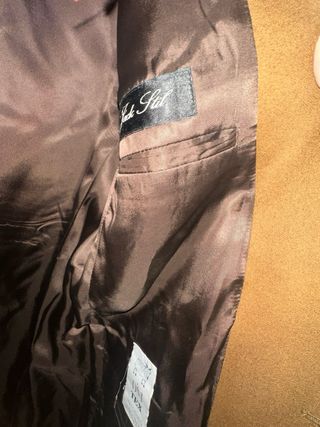 Americana Pura Lana y Cashmere Marrón Talla 44