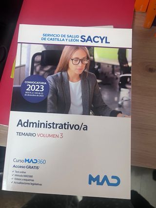 Temario oposiciones administrativo Sacyl