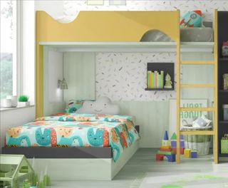 LITERA EN L CON CANAPÉ INFERIOR