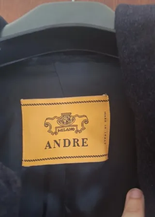 Cappotto Andre vintage blu taglia 46