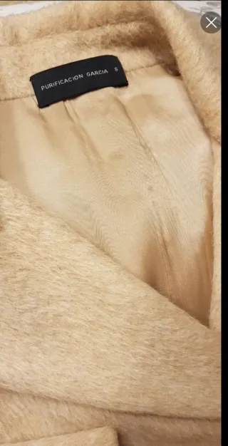 Lote botines y abrigo beige