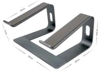 Soporte de aluminio para ordenador