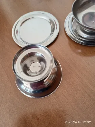 Set 2 coppette gelato vintage