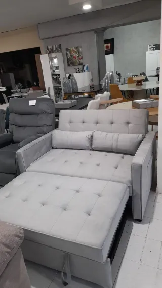 Sofá Cama Gris Fuji