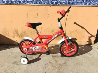 Bicicleta infantil roja El Bombero
