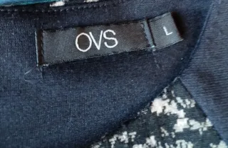 Abito nero con fantasia animalier