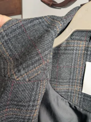 Americana cuadros Green Coast mujer