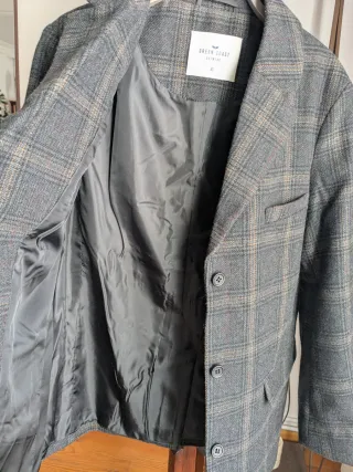 Americana cuadros Green Coast mujer