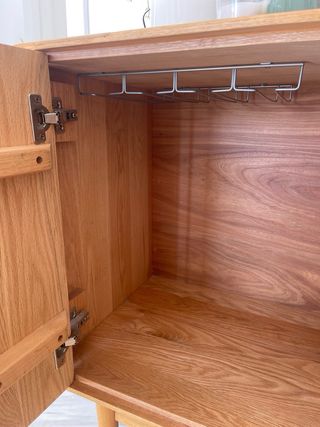 Aparador Roble Natural 160x45x80 cm