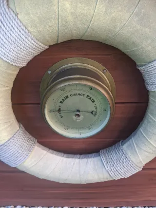 Antigüedades náuticas de latón originales