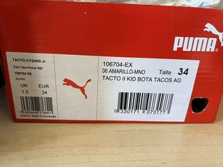 Botas de fútbol Puma Talla 34
