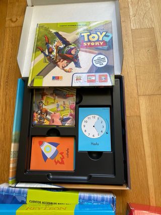 Libros infantiles con pictoramas y tarjetas TEA