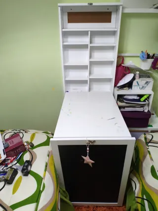 Mesa estudio plegable con pizarra