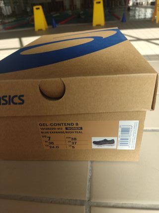 Zapatillas Asics Gel-Contend 8 Azul/Verde