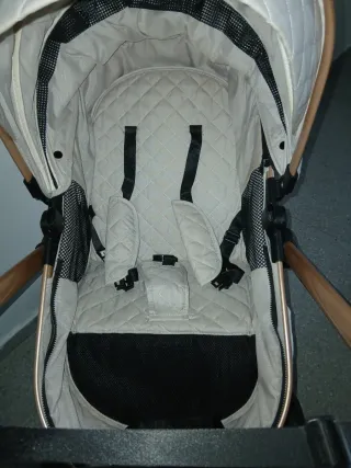 Carrito bebé convertible + colchón+bolso