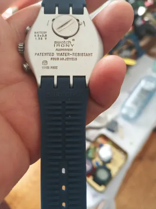 Swatch Irony Chrono Hailstorm Azul