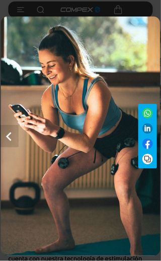 COMPEX SP 8.0 Electroestimulador Muscular