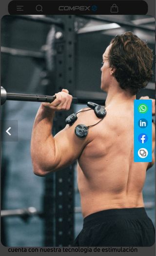 COMPEX SP 8.0 Electroestimulador Muscular