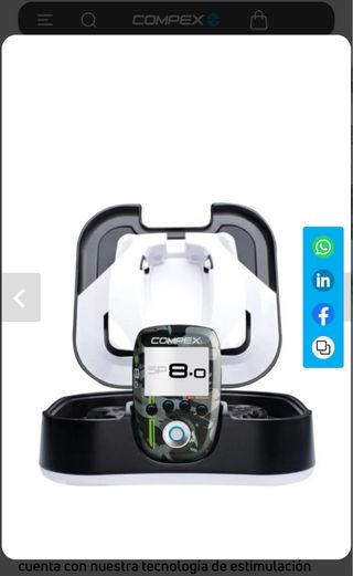 COMPEX SP 8.0 Electroestimulador Muscular