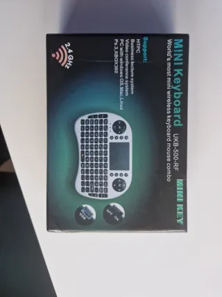 Mini teclado inalámbrico para ordenador o consola