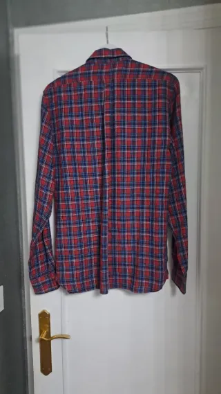 Camisa El Ganso cuadros roja y azul