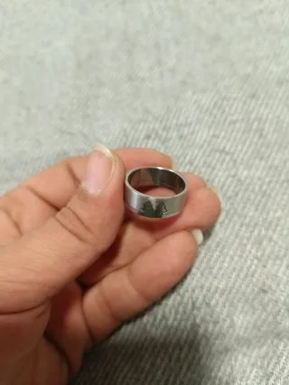 Anillo de acero doble