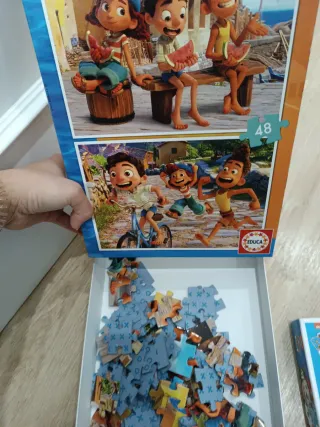 Puzzles Spiderman, Luca y Paw Patrol